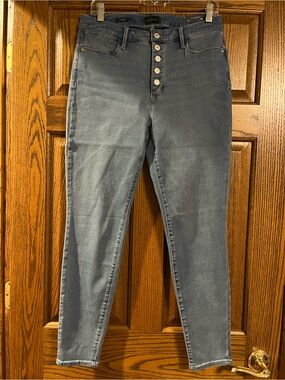 Talbots High-Rise Button-Fly Skinny Jeans Size 8 NWT